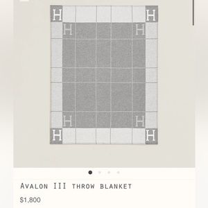 (SOLD) BNIB Hermes Avalon III Throw Blanket Authentic